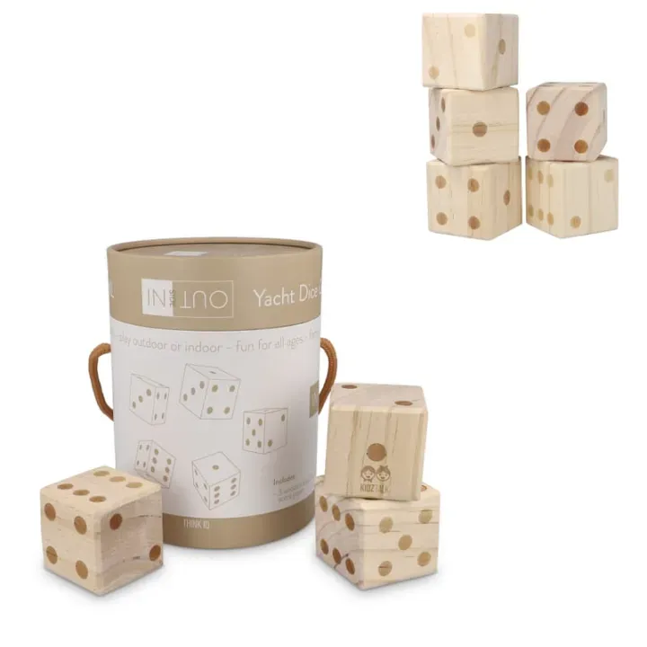 InSide Out Giant Wooden Dice Game - LT57411 (gadzety reklamowe)